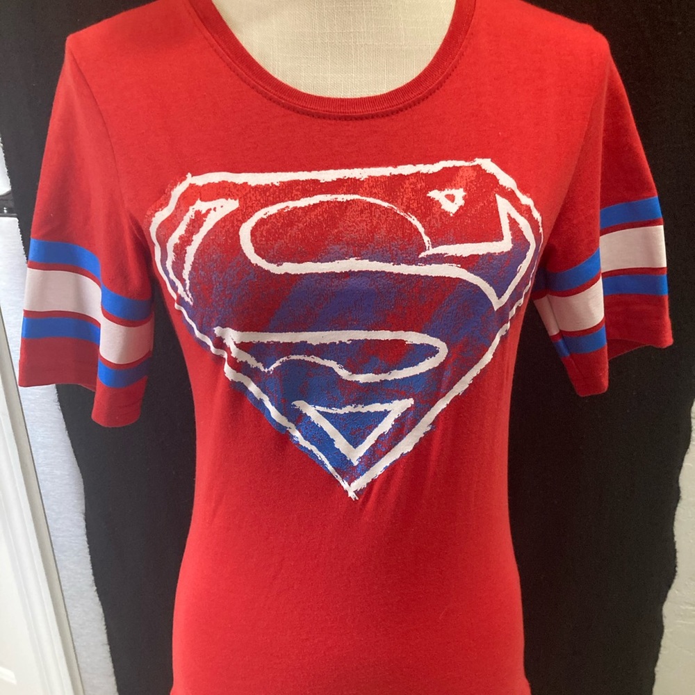 DC Comics Superman Jersey T-Shirt Women's Med